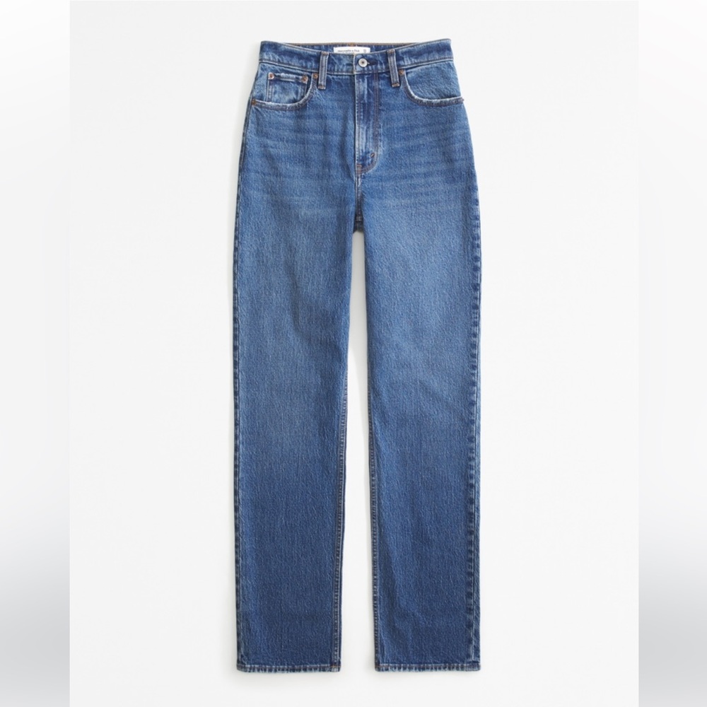 Abercrombie High Rise 90s Straight Jean